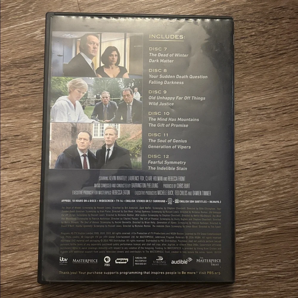 Inspector Lewis Complete Series Discs 7-12